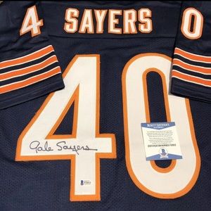 Gale Sayers Signed Chicago Bears Autograph Jersey